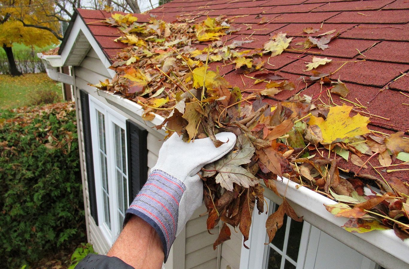 Protek Gutters team ensuring gutters are clean and functional in Springfield, MO—Gutter Cleaning Near Me.